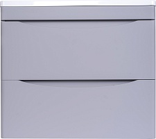 Style Line Тумба с раковиной Бергамо Мини 60 подвесная серая Люкс антискрейтч Plus